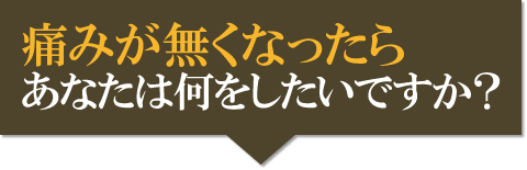 痛みが無くなったら何がしたいですか？②